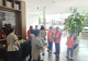 羊山新区前进街道龙江社区辖区爱心企业喜客酒店开展夏日送清凉慰问活动