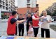 信阳技师学院联合新生社区开展主题党日活动