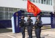 商城县公安局举行“赤城忠心”老民警调解志愿服务队入社区授旗仪式